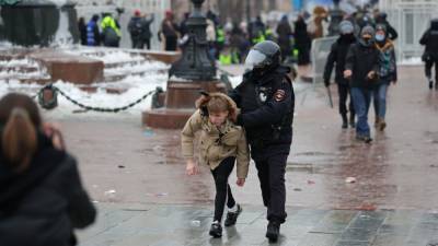 "Медиазона": в России после январских митингов — 100 политзаключенных