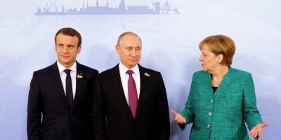 Путин, Макрон и Меркель обсудят Донбасс без Зеленского