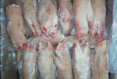 В Африку отправили 83 тонны свиных копытцев из Ленобласти