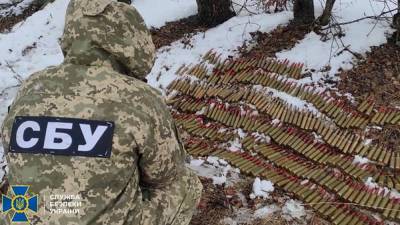 На Луганщине СБУ обнаружила 2 тайника с боеприпасами: боевики устроили их в 2014 году – фото