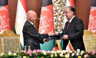 Подписан меморандум о сотрудничестве между Афганистаном и Таджикистаном