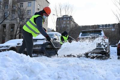 Уровень снежного покрова в столице снизился до 21 сантиметра