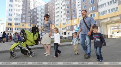 В Гомельской области для многодетных в 2020 году построено жилья на 30% больше прогноза