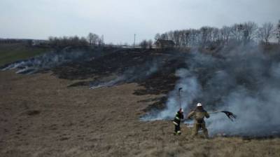 330 гектаров земли выгорели за выходные на Киевщине