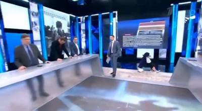 Российская пропагандистка Стриженова упала в прямом эфире: видео