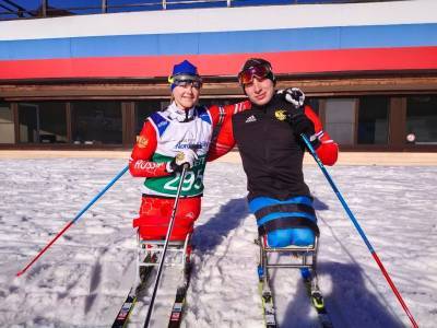 Первый день чемпионата и первенства России по лыжным гонкам и биатлону лиц с ПОДА принес медали спортсменам Коми
