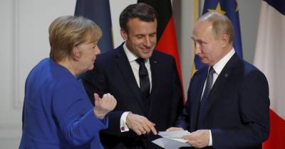 Без Зеленского: в России заявили, что готовят переговоры Путина, Макрона и Меркель о Донбассе