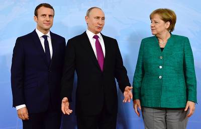 Украина возмутилась из-за подготовки переговоров Путина, Меркель и Макрона