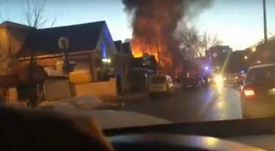 Соцсети: жилой дом загорелся в Сормовском районе