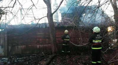 Два человека погибли при пожаре в Браславском районе