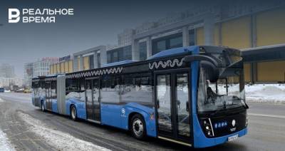 КАМАЗ завершает тесты нового автобуса-«гармошки» в Москве