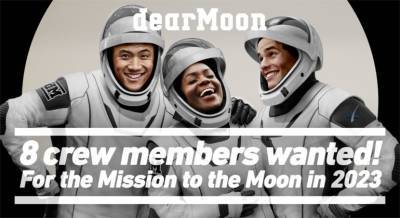 dearMoon. Японский миллиардер бесплатно возьмет еще восьмерых туристов из народа в полёт Starship вокруг Луны — попытать удачу в отборе может каждый