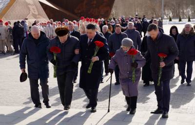 В Тверской области впервые День освобождения Ржева отметили у мемориала Советскому солдату