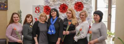 В Новобелицком районе прошло чествование женщин