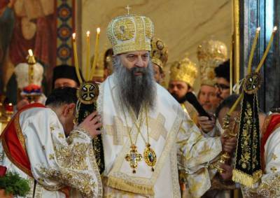 Патриарх Сербский Порфирий ушёл на самоизоляцию