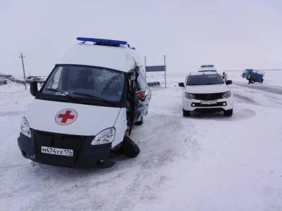 В ДТП с машиной скорой помощи под Челябинском погиб пациент