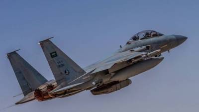 Истребитель ВВС Саудовской Аравии сбил ударный беспилотник хуситов (видео)