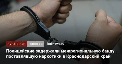 Полицейские задержали межрегиональную банду, поставлявшую наркотики в Краснодарский край