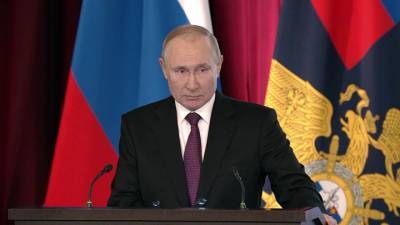 Задачи для МВД: Путин выступил на коллегии министерства