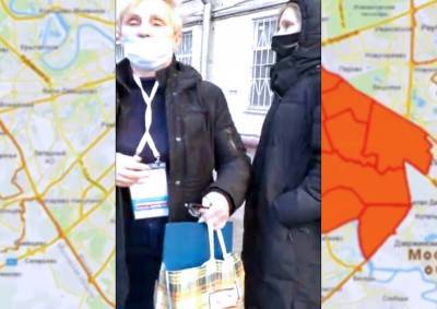 На юго-востоке Москвы заметили активистов, раздающих агитационные материалы
