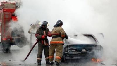 Пожар в московской мастерской шиномонтажа локализован