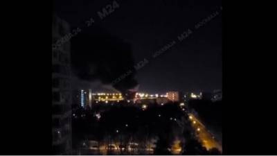 Пожар в шиномонтаже на северо-востоке Москвы потушили