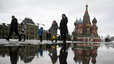 В Москве 30 марта ожидается до +9 °С и дождь