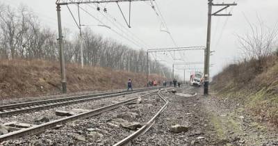 Авария поезда под Запорожьем: причины инцидента установит спецкомиссия