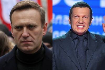 Пропагандист Соловьев сравнил Навального с Гитлером: за него "взялась" полиция – видео