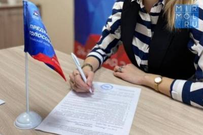 Волонтеры могут подать документы для участия в предварительном голосовании от партии «Единая Россия»