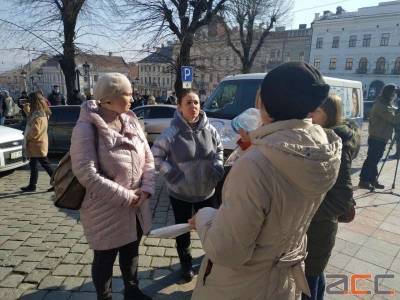В Черновцах протест против "незаконного карантина"