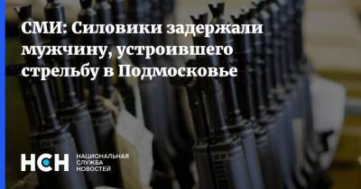 СМИ: Силовики задержали мужчину, устроившего стрельбу в Подмосковье