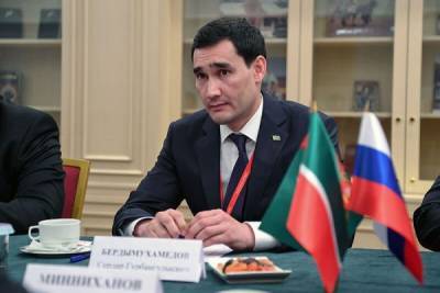 Сын президента Туркмении летит в Россию
