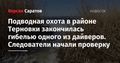 Подводная охота в районе Терновки закончилась гибелью одного из дайверов. Следователи начали проверку