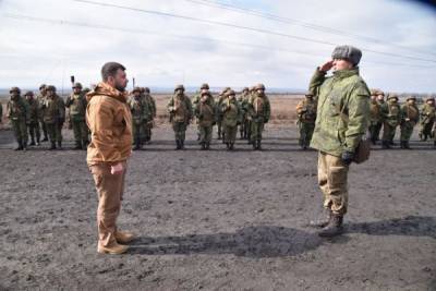 Пушилин: подразделения НМ ДНР готовы дать достойный отпор врагу