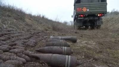 В Ростовской области саперы уничтожили схрон боеприпасов времен ВОВ