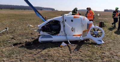 В Чехии при крушении вертолёта погибли два человека