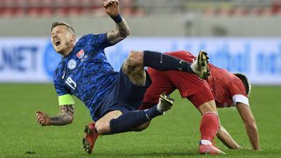 Россия проиграла Словакии в третьем матче отбора ЧМ-2022