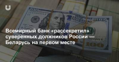 Всемирный банк «рассекретил» суверенных должников России — Беларусь на первом месте