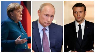 О Донбассе без Зеленского: Меркель и Макрон прокомментировали разговор с Путиным