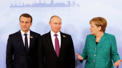 Меркель, Макрон и Путин обсудили Донбасс, Зеленского не пригласили