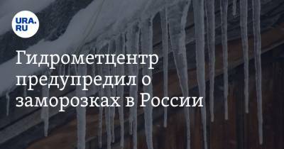 Гидрометцентр предупредил о заморозках в России
