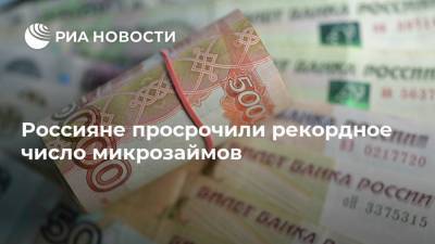 Россияне просрочили рекордное число микрозаймов