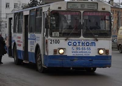 В Рязани временно изменилась схема движения троллейбуса №10