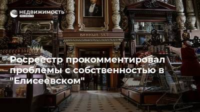 Росреестр прокомментировал проблемы с собственностью в "Елисеевском"