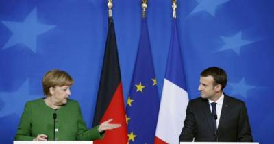Макрон и Меркель подчеркнули необходимость соблюдения Россией “режима тишины” на Донбассе