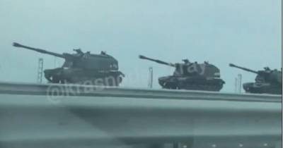 Жители Кубани сообщают о переброске военной техники РФ в Крым (ФОТО)