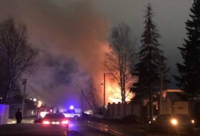 В МЧС назвали причину возгорания жилого дома в Сыктывкаре