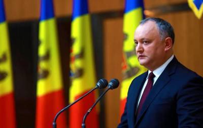 Додон рассказал, когда могут состояться досрочные парламентские выборы в Молдавии