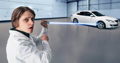 Что будет, если мощный лазер направить на колесо машины: Эксперименты